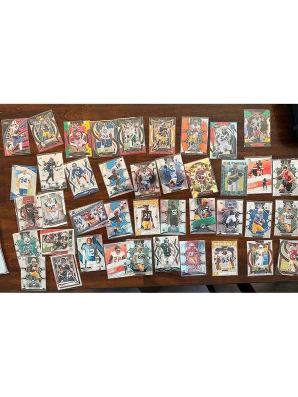 Football Card Lot – Rookies, Mosaic, Select, Stars